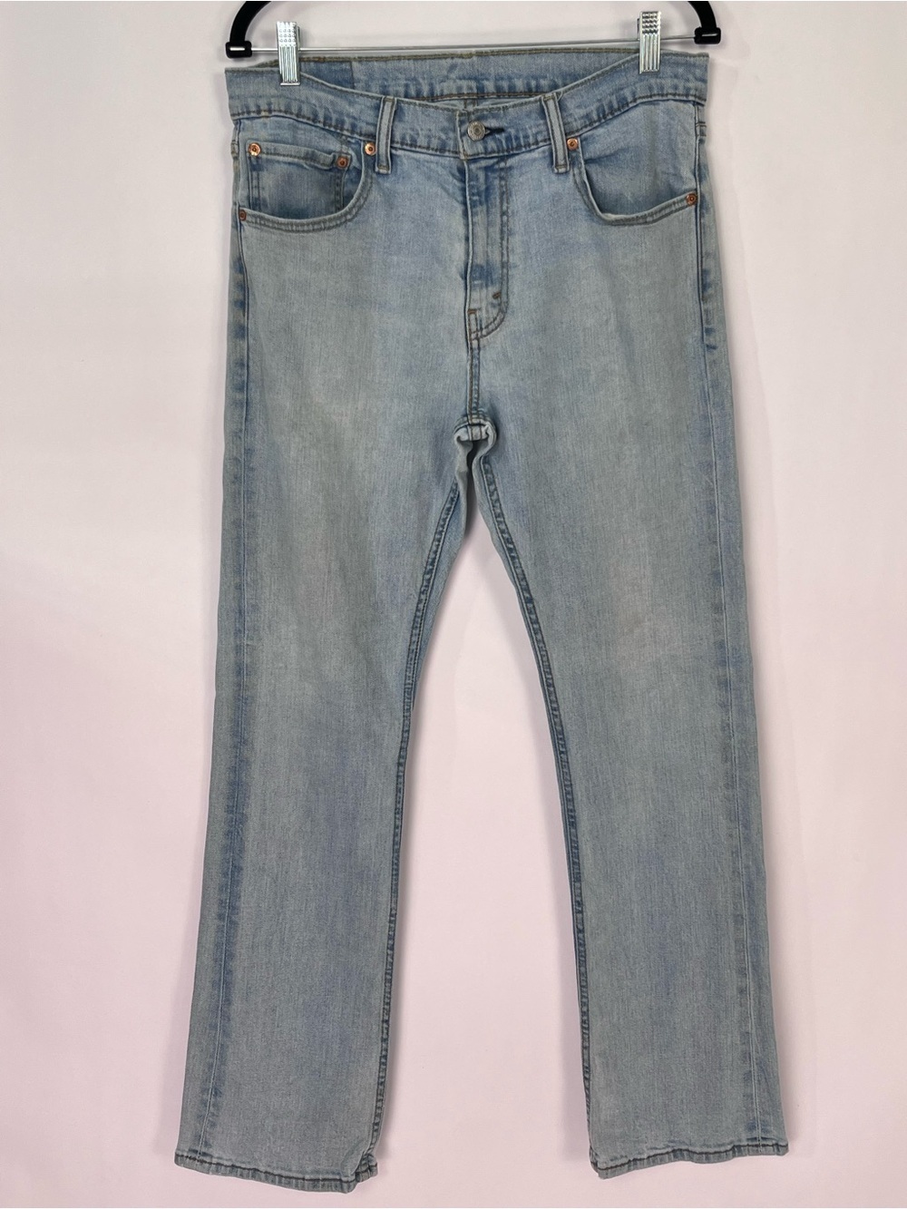 Men’s Levi’s 517 Bootcut Jeans Light Blue Wash Sz 34 W 32 L